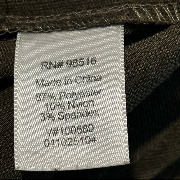 COLDWATER CREEK Sz 16 Pants Micro Corduroy Flare Bottoms Zipper Closure Trousers - Picture 11 of 12